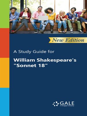 cover image of A Study Guide for William Shakespeare's "Sonnet 18"